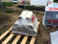 Riesenmasse an Baumaterial