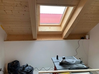 Fenster-Sims im »Kaminzimmer«