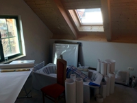 Die Tapezierutensilien