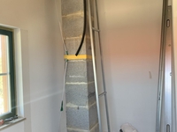 Der Schornstein wird verblendet