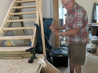 Das Geländer wird erweitert