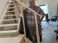 Das Geländer wird erweitert