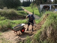 9.8.25 Trotz hochsommerlicher Temperaturen wird gearbeitet