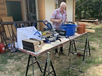 Auch das Säubern der Gerätschaften  gehört dazu.