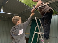 Weiter geht’s mit dem Schuppenbau