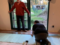 Weiter geht‘s mit Laminieren