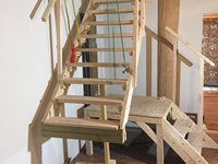 Nun wird der letzte Raum laminiert - Tolle Leistung!