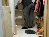 Kabuff 2 bekommt ein Regal.