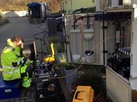 12.11.2025: Das Haus ist jetzt um 1-4 Glasfasern reicher.