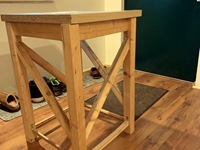 Der Tisch wurde stabilisiert und erf&uuml;llt seinen Zweck.